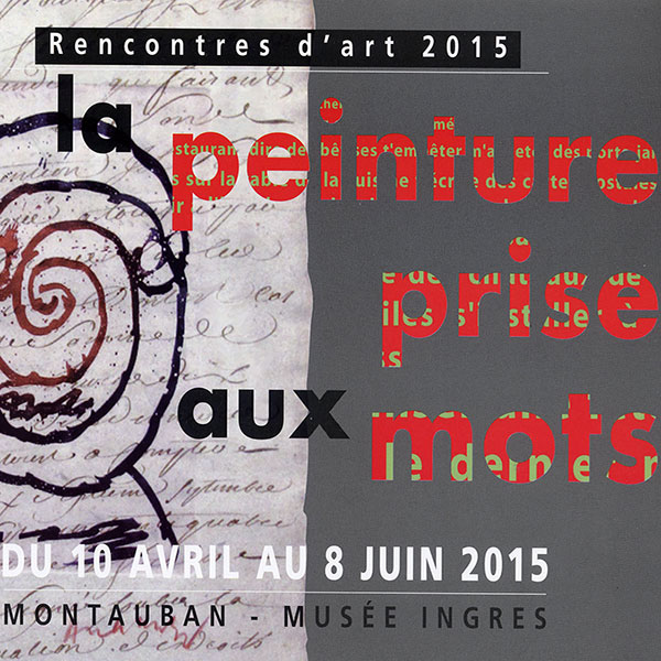 La peinture prise aux mots